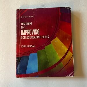 Book Ten Steps to Improving College Reading Skills by John Langan Sixth Edition.